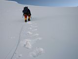 09 Climbing Sherpa Lal Singh Tamang Leads The Way Up The Snow Slope From Lhakpa Ri Camp I Towards The Summit 